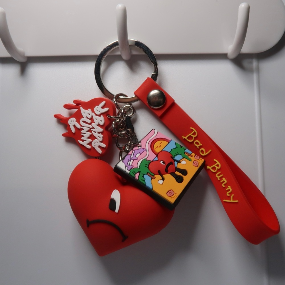 Bad bunny album cover keychain!